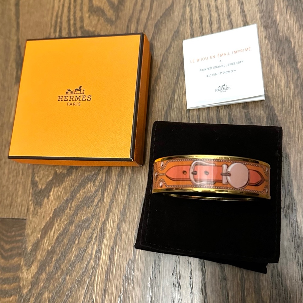 Hermes Collier de Chien bracelet size 62